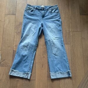 1822 Denim Light Blue Ankle Jeans